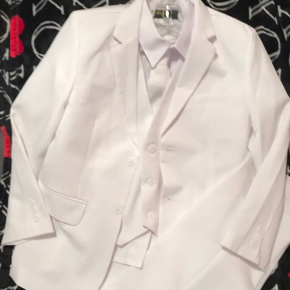 Boys White Suite